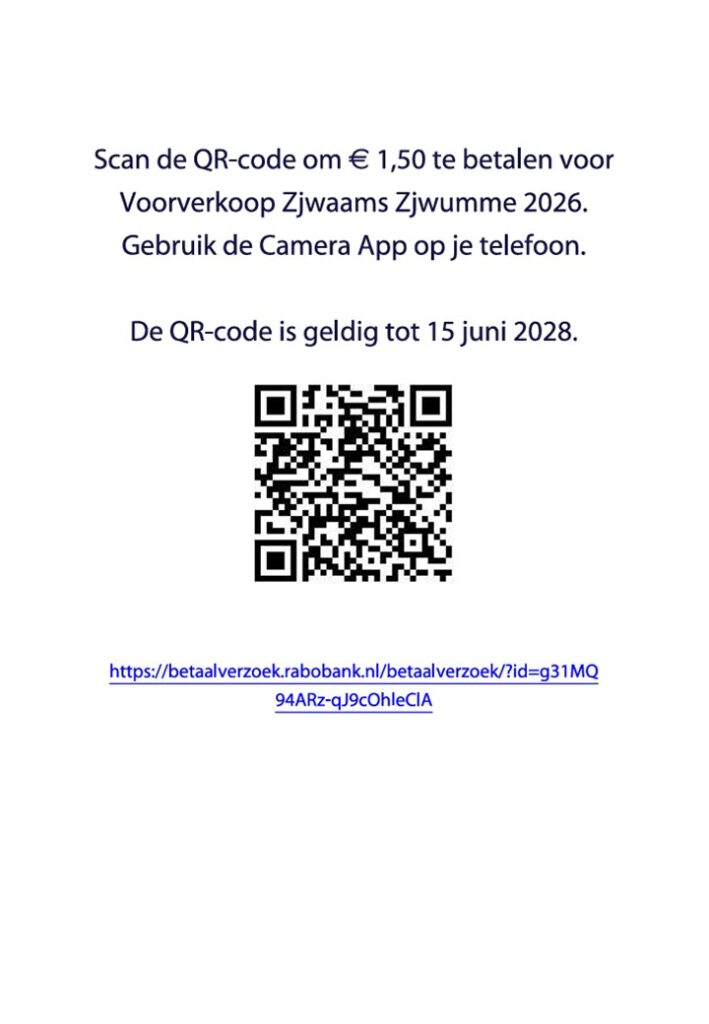 QR Voorverkoop